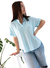Blusa Poplin Cuello Mao 24-48