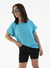 Blusa Cey Lino Manga Corta Con Botones 24-61