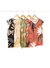 Blusa Lino Estampado con Botón 9186 - comprar online