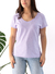 Remera Algodón Jersey Escote V A32