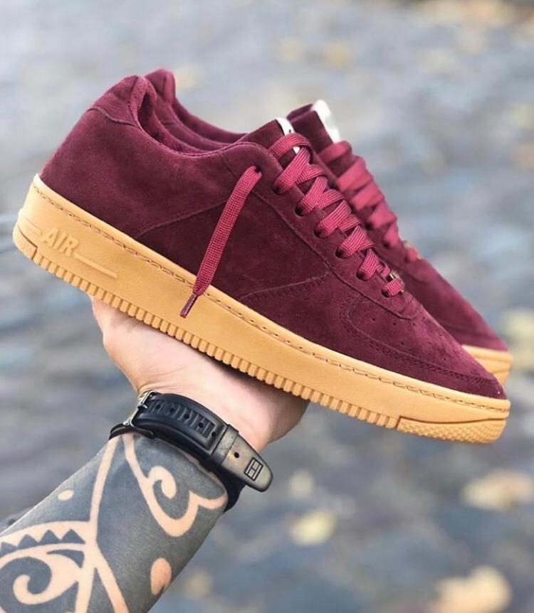 ZAPATILLA NIKE FORCE BORDO/MARRON - Bracco Urbano
