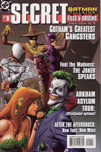 Batman Villains Secret Files and rigins #1