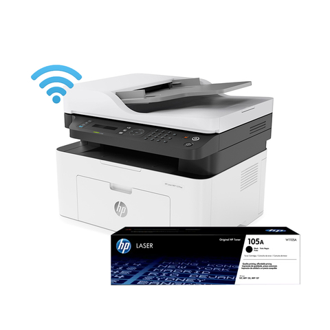 Impresora HP Laser MFP 137 FNW - Tricom Computación