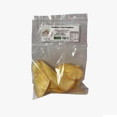 Mandioca Chips Orgânica com Sal e Gordura de Palma