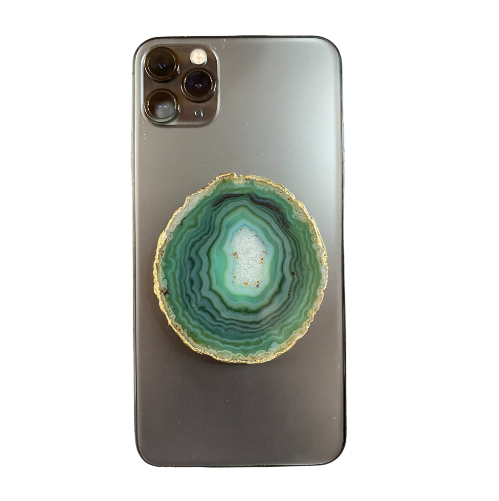 POPSOCKET ÁGATA VERDE - Comprar em Mística Cristais