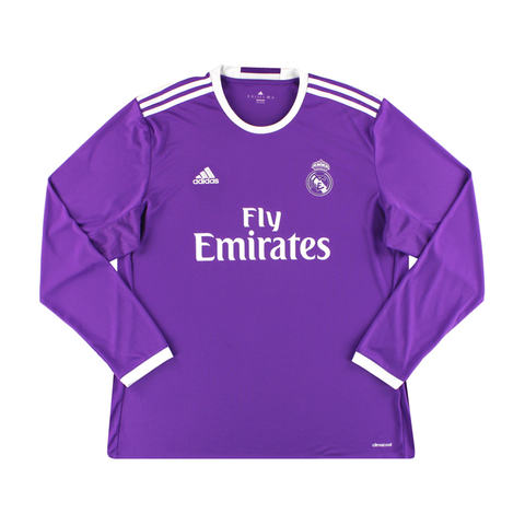 camisa manga longa real madrid 2017