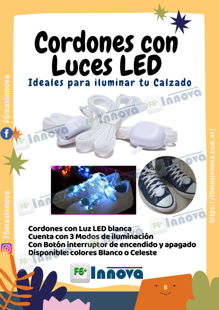 Cordones Luces LED Comprar en F6masInnova
