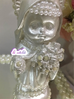 Santa Terezinha Baby Metálica - Li Ateliê - Sua maior loja de artesanato 