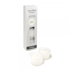 4 VELONCITOS PERFUMADOS - VELAS NICO