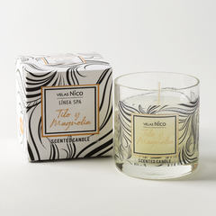 VELA PERFUMADA EN VIDRIO LINEA SPA
