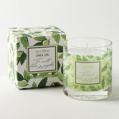VELA PERFUMADA EN VIDRIO LINEA SPA - tienda online