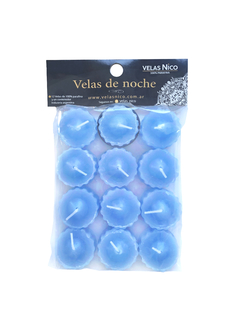 VELA DE NOCHE X 12 UNID. ENVASADA - tienda online
