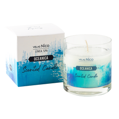 VELA PERFUMADA EN VIDRIO LINEA SPA