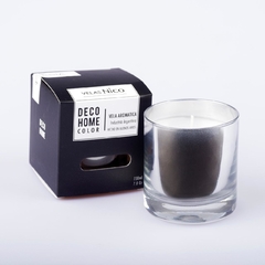 Vela Aromática Con Vaso De Vidrio Pintado en internet