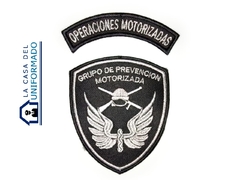 Escudo Bordado GPM Plateado
