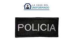 Cartel Bordado Chico Policía Baja Visibilidad