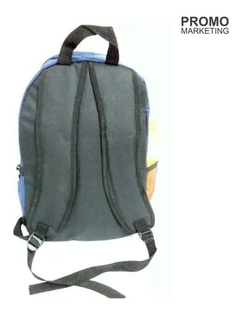 Mochila Azul Marino Estampada Con Cordura Importada - Fabricación y Personalización Artículos Promocionales Por Mayor Promomarketing