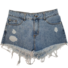 SHORT BÁSICO AZUL NEVADO - ART 057-42 - tienda online