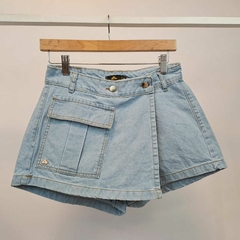 MINISHORT CARGO CELESTE - ART 057-46 - tienda online