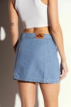 MINI PLISADO CELESTE - ART 058-15 - comprar online
