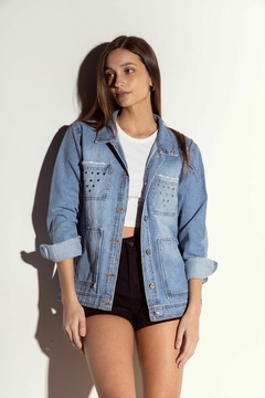 CAZADORA SPENCER AZUL - ART 055-13