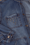 CAZADORA SPENCER AZUL - ART 055-13 - tienda online