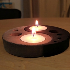 Molde YingYang Portavelas - tienda en línea