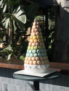 Torre de macarons en internet