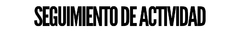 Banner de la categoría Seguimiento de actividad