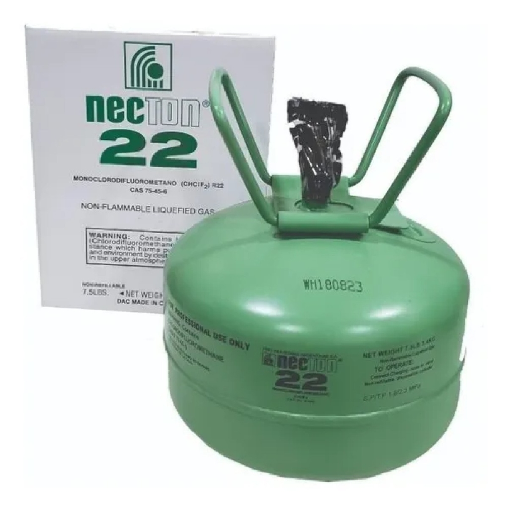 Garrafa Gas Refrigerante R22 Necton 3,4kg