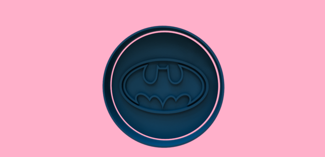 Batman logo redondo - Comprar en Con Cortantes Jugamos