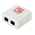 UTP Cat6 RJ45 caja de montaje superficial