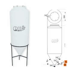 FERMENTADOR 105 LITROS