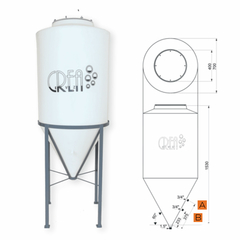 FERMENTADOR 400 LITROS