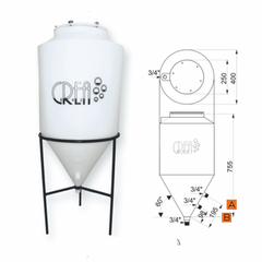 FERMENTADOR 60 LITROS