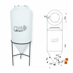 FERMENTADOR 80 LITROS