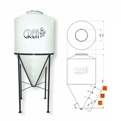 FERMENTADOR 850 LITROS