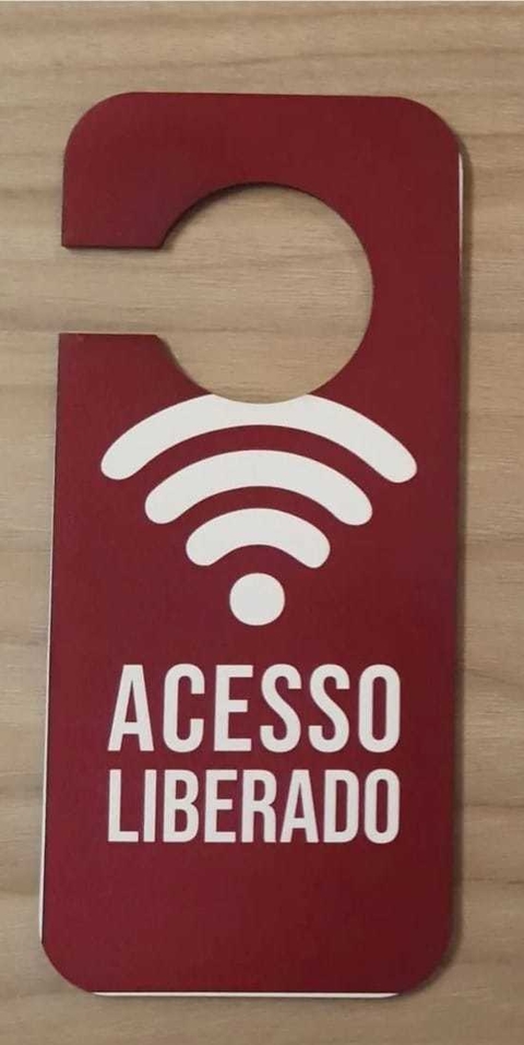 Acesso Negado e Acesso Liberado - Aviso de Porta