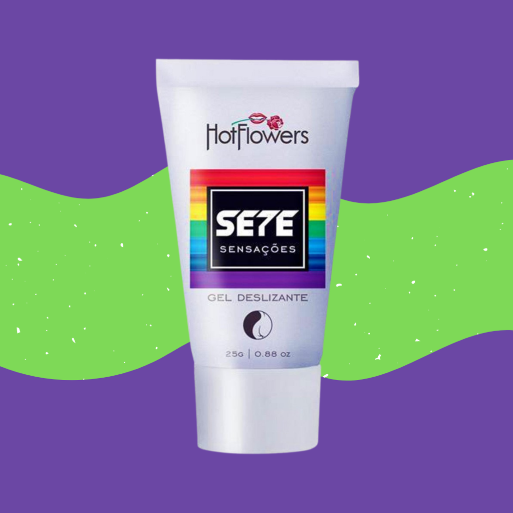 Gel Deslizante Lubri-ficante Sete 7 Sensações Hot Flowers 25g E