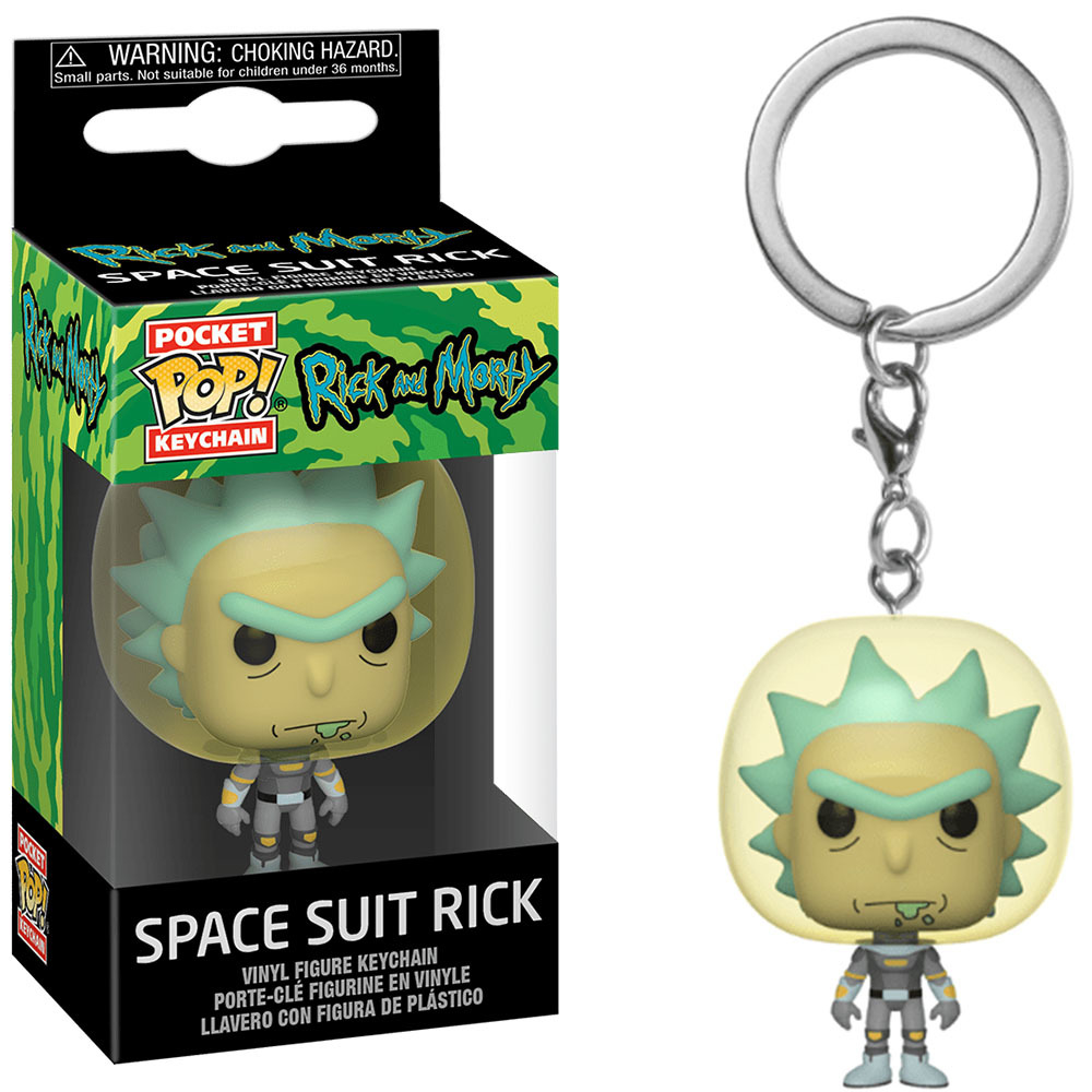 chaveiro funko pop rick and morty