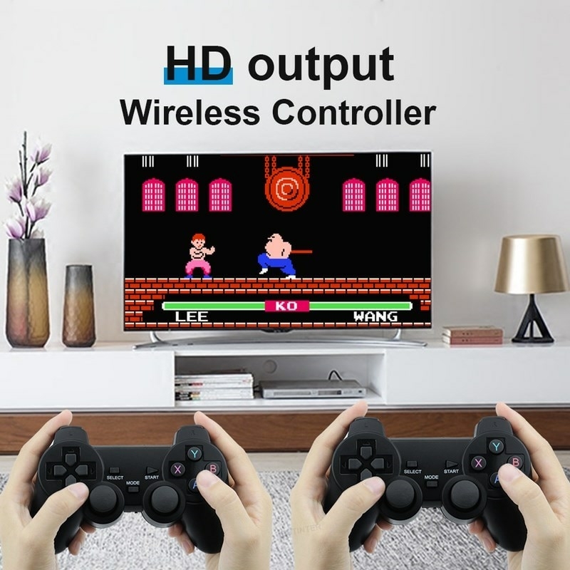 8 bit vídeo game console construído em 500 jogos clássicos família