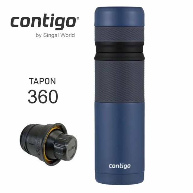 Contigo Termo térmico Thermalock | Termo de viaje aislado al vacío | Termo  para bebidas calientes | 36 horas calientes, 60 horas frías | Botella de té