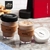 VASO WATERDOG CAPUCHINO DE VIDRIO TRANSPARENTE BLACK - Singal World