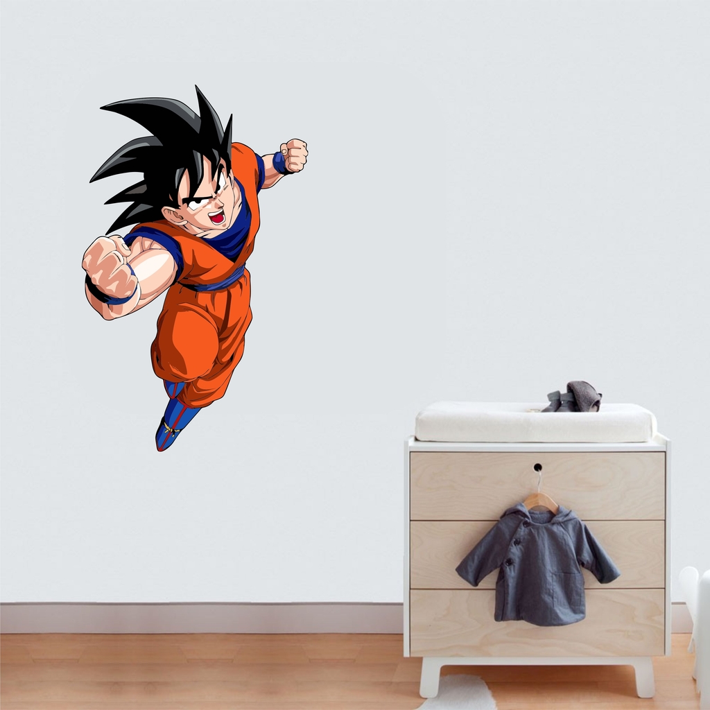 Autocolante de parede Son Goku GT, Dragon Ball