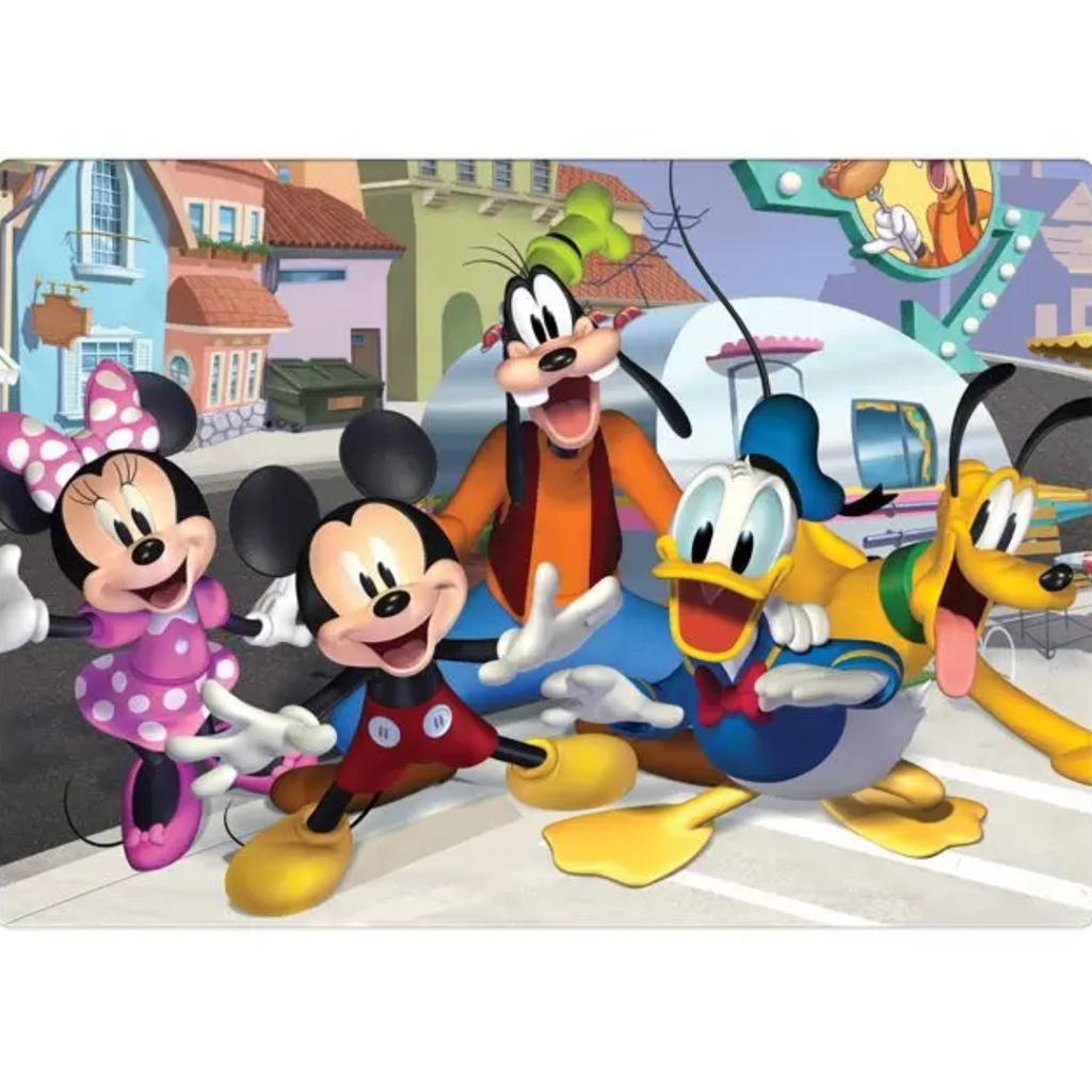 Quebra Cabeça Disney Junior Mickey E Pluto 60 Peças Jak