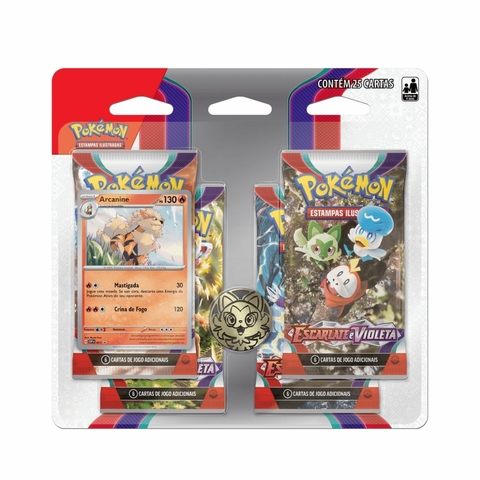 Kit 4 Booster Box 144 Pacotes Escarlate e Violeta Case Fechada COPAG  Original Cartas Pokémon TCG