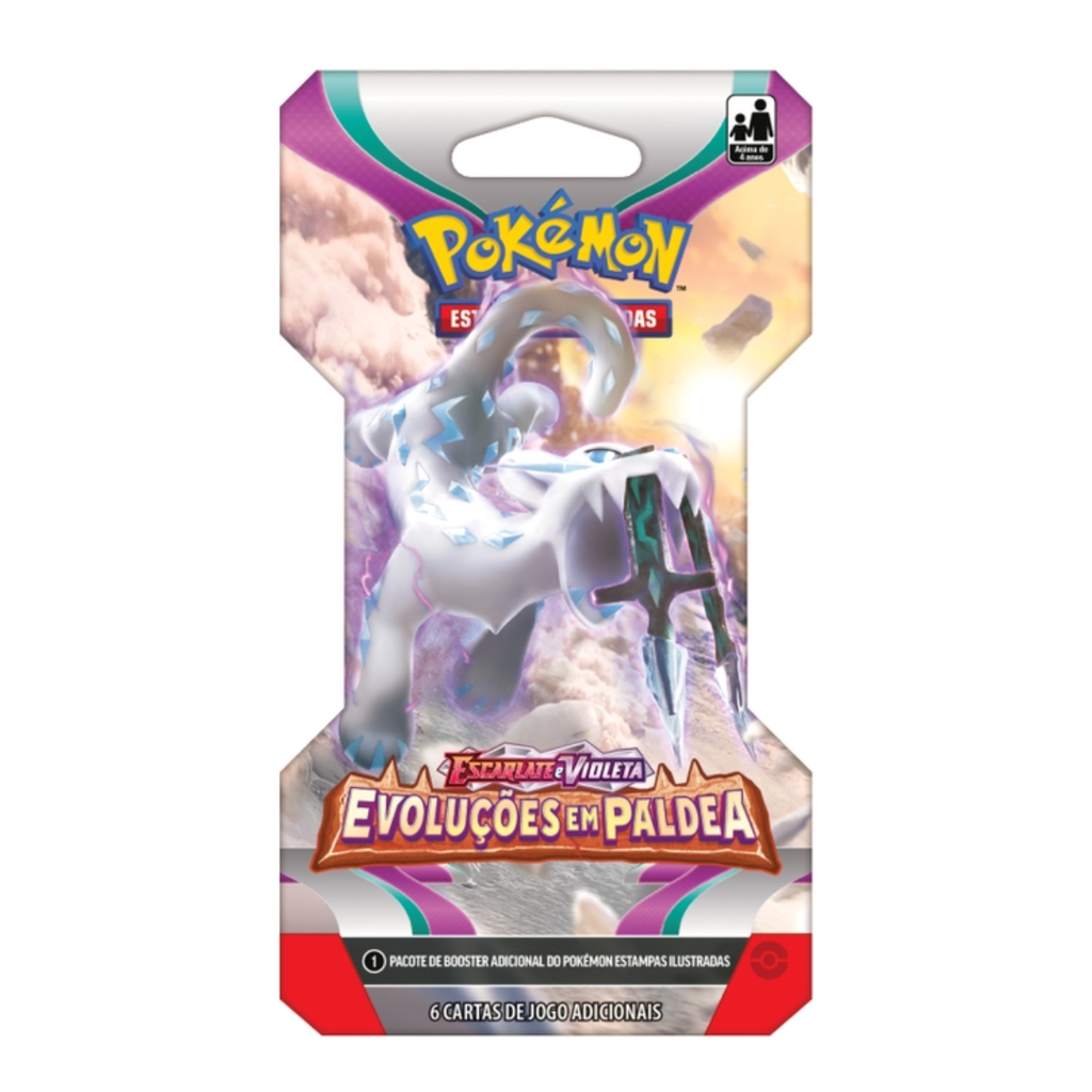 Jogo de Cartas Pokémon - Blister Triplo - EV - Evoluções em Paldea