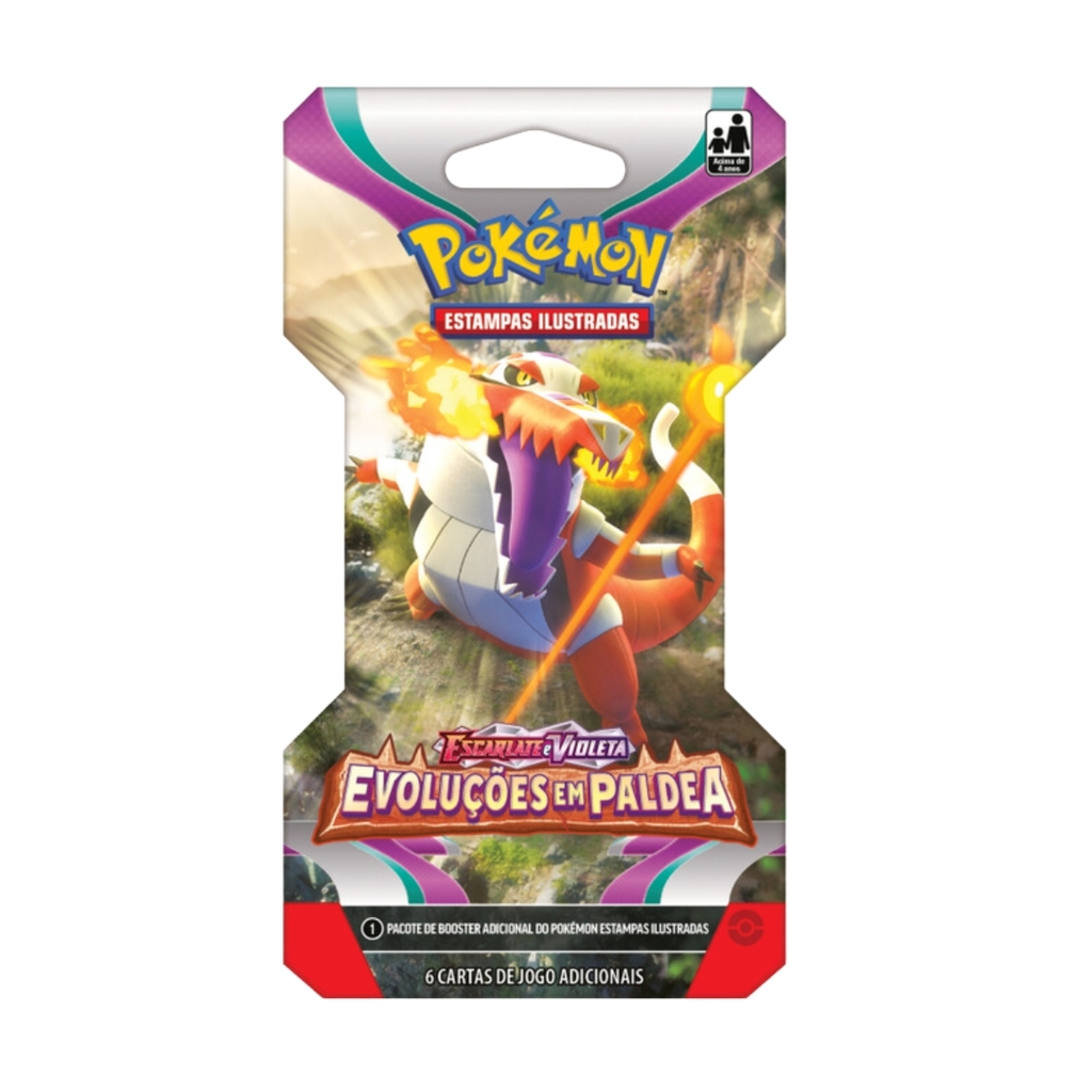 Booster Box Evoluções em Paldea Cartas Pokémon Tcg Copag