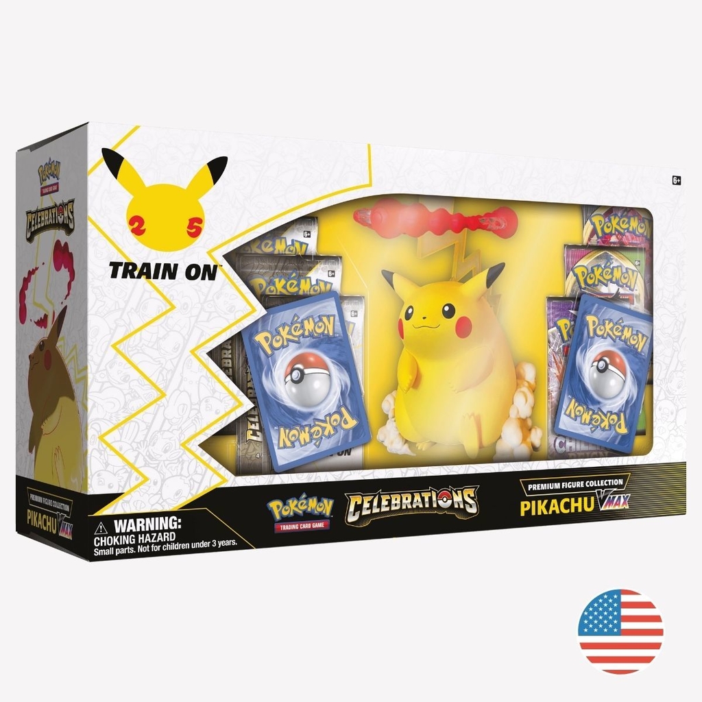 Jogo Cartas Pokemon Coleção Especial Box Pikachu Vmax 51 Cartas em