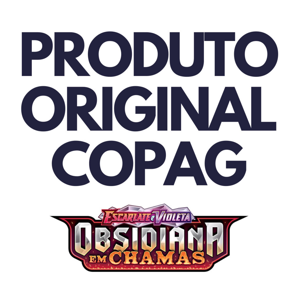 Pokémon Booster Obsidiana Em Chamas Original Copag